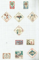 Monaco N°652 à 657, 659 à 663 Cote 6.95€ - Used Stamps