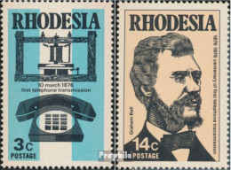 Rhodesien 170-171 (kompl.Ausg.) Postfrisch 1976 Telefon - Rhodesien (1964-1980)