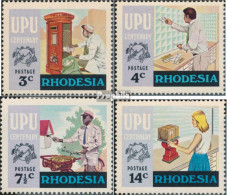 Rhodesien 155-158 (kompl.Ausg.) Postfrisch 1974 UPU - Rhodesia (1964-1980)