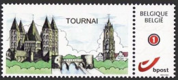 DUOSTAMP/MYSTAMP** - 75 Ans Club Royal Philatélique De Tournai - 75 Jaar Koninklijke Filatelistische Club - Cathédrale - Other & Unclassified