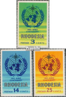 Rhodesien 132-134 (kompl.Ausg.) Postfrisch 1973 Meteorologie - Rhodesia (1964-1980)