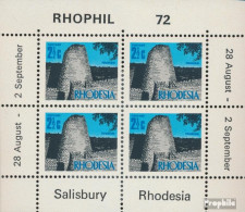 Rhodesien Block3 Postfrisch 1972 Briefmarkenausstellung - Rhodésie (1964-1980)