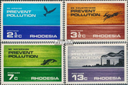 Rhodesien 119-122 (kompl.Ausg.) Postfrisch 1972 Umweltverschmutzung - Rhodesia (1964-1980)