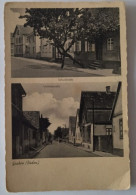 Graben (Baden), Schulstraße, Moltkestraße, Graben-Neudorf, 1935 - Karlsruhe