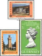 GB - Guernsey 161-162,164 (kompl.Ausg.) Postfrisch 1978 Baudenkmäler, Elisabeth - Guernesey