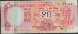 India 20 Rupees - OLD Note With Signature C.RANGARAJAN(1992-97) Used - India