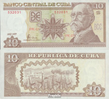 Kuba Pick-Nr: 117k Bankfrisch 2009 10 Pesos - Kuba