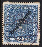 1919. ÖSTERREICH. Deutschösterreich Overprint On 2 KRONEN Interesting Shade.  - JF541571 - Oblitérés