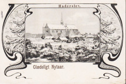 1901. SCHLESWIG. Very Beautiful Postcard Haderslev Glædeligt Nytaar CancelledHADERSLEBEN (SCHL... (Michel 52) - JF541574 - Schleswig-Holstein