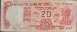 India 20 Rupees - OLD Note With Signature S.JAGANNATHAN(1970-75) Used - Indien