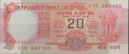 India 20 Rupees - OLD Note With Signature MONMOHAN SINGH (1985-90) Used - Indien