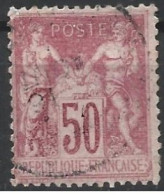 France Type Sage Oblitéré N° 104 Type III - 1898-1900 Sage (Type III)