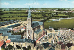 Basse Indre * Vue Aérienne Du Village , L'église Et Le Groupe Scolaire * école Cimetière - Basse-Indre