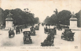 FRANCE - Paris - Perspective De L'Avenue Des Champs Elysées - Carte Postale Ancienne - Champs-Elysées