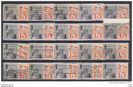 U.S.A.:  1959/61  AIR  MAIL  -  15 C. USED  STAMPS  -  REP.  20  EXEMPLARY  -  YV/TELL. 59 - 2a. 1941-1960 Usati