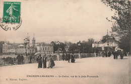 FRANCE - Enghien Les Bains - Le Casino Vue De La Jetée Promenade - Animé - Carte Postale Ancienne - Enghien Les Bains