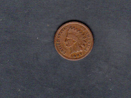 USA - Pièce 1 Cent "Indian Head" 1907 TB/F  KM.090a - 1859-1909: Indian Head