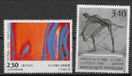 France 1993 N° 2797/2798 Neufs Europa Art Contemporain - 1993