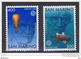 SAN  MARINO:  1983  EUROPA  -  S. CPL. 2  VAL. N. -  SASS. 1119/20 - 1983