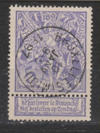 COB 71 Oblitération Centrale BRUXELLES (MIDI) - 1894-1896 Esposizioni