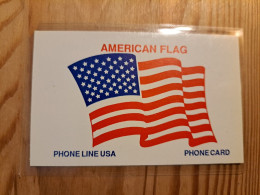 Prepaid Phonecard USA, Phone Line USA - Flag - Otros & Sin Clasificación