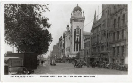 Pf. MELBOURNE. Flinders Street, And The State Theatre. 3939 - Melbourne