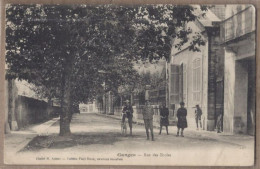 CPA 34 - GANGES - Rue Des Ecoles - ANMATION GROS PLAN Personnages Elèves Enfants - Ganges