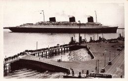 FRANCE - Le Havre - Départ Du Paquebot NORMANDIE Pour New York - Carte Postale Ancienne - Harbour