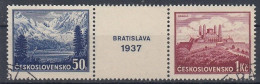 CZECHOSLOVAKIA 384-385,used - Used Stamps