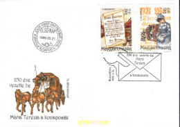 721674 MNH HUNGRIA 1999 72 DIA DEL SELLO. 250 ANIVERSARIO DEL SERVICIO DE CORREOS - Ungebraucht