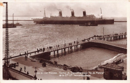 FRANCE - Le Havre - Sortie Du Transatlantique "Ile De France" De La Cie Gle Transatlantique - Carte Postale Ancienne - Hafen