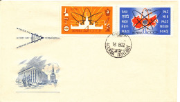 USSR FDC 15-8-1962 Peaceful Use Of Nuclear Energy Complete Set Of 2 With Cachet - FDC