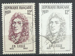 France  N° 1083    J.B. Lulli      Gris   Oblitéré   B/TB Le  Timbre Type Sur Les Scans Pour Comparer Soldé ! ! ! - Gebraucht