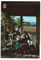 PAREJAS DE CHESOS FESTEJANDO / COUPLES OF CHESOS COUTING - HUESCA.- ( ESPAÑA ) - Huesca