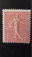 FRANCE N°129 L ** (MAURY)  VARIETE   "pli Accordéon" - Unused Stamps