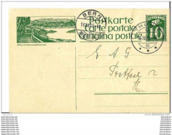 15-11 - Entier Postal Avec Illustration "Rigi" Cachets à Date De Thun Et Bern 1925 - Entiers Postaux