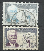 France  N° 1088 P. De Coubertin Bleu Et Gris   Oblitéré   B/TB Le  Timbre Type Sur Les Scans Pour Comparer Soldé ! ! ! - Estate 1896: Atene