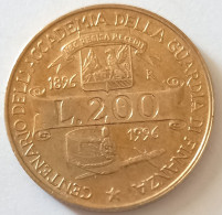 1996 - Italia 200 Lire Guardia Di Finanza ------- - 200 Liras