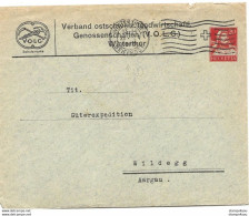 260 - 57 - Entier Postal Privé "V.O.L.G." Oblit Mécanique Winterthur 1925 - Entiers Postaux