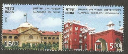 India 2016 High Court Of Judicature At Allahabad Se-tenant Mint MNH Good Condition (PST - 156) - Neufs