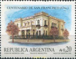 283664 MNH ARGENTINA 1986 CENTENARIO DE LA CIUDAD DE SAN FRANCISCO DE LA PROVINCIA DE CORDOBA - Ongebruikt