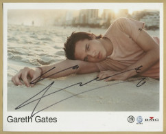 Gareth Gates - English Singer And Actor - Signed Large Photo - COA - Chanteurs & Musiciens