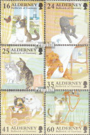 GB - Alderney 94-99 (kompl.Ausg.) Postfrisch 1996 Katzen - Alderney