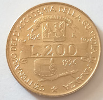 1996 - Italia 200 Lire Guardia Di Finanza ------- - 200 Liras