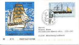 Germany FDC 8-11-2001 100 Jahre Südpolarforschung With Cachet - 2001-2010