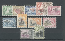 1957-58 Ghana, Stanley Gibbons N. 170-81, Serie Di 12 Valori, MNH** - Sonstige & Ohne Zuordnung