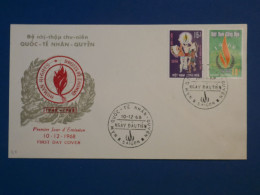 DH8 VIETNAM BELLE   LETTRE  FDC 1968 + SAIGON ++AFF. INTERESSANT++  +++ - Viêt-Nam