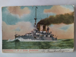 Linienschiff S.M.S. Kaiser Barbarossa, Helgoland, 1906 - Helgoland