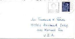 73939 - Bund - 1978 - 120Pfg I&T EF A Bf HAMBURG - EIGENHEIM-AUSSTELLUNG ... -> Burbank, CA (USA) - Cartas & Documentos