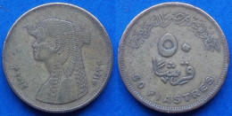 EGYPT - 50 Piastres AH1433 2012AD "Cleopatra" KM# 942.2 Arab Republic (1971) - Edelweiss Coins - Egypte